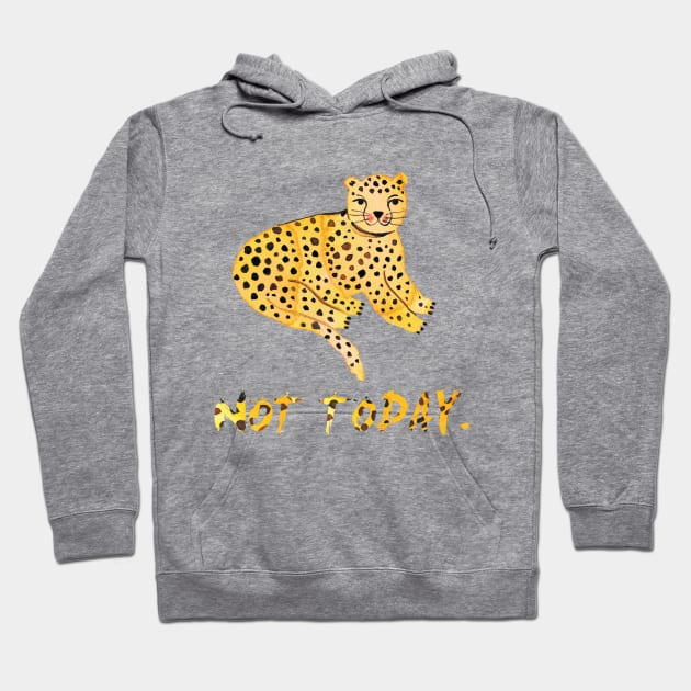 Tiger - Big cat - Not today - dots Hoodie by ninoladesign